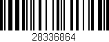 Código de barras (EAN, GTIN, SKU, ISBN): '28336864'