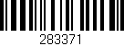 Código de barras (EAN, GTIN, SKU, ISBN): '283371'