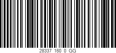Código de barras (EAN, GTIN, SKU, ISBN): '28337_160_0_GG'