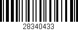 Código de barras (EAN, GTIN, SKU, ISBN): '28340433'
