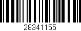 Código de barras (EAN, GTIN, SKU, ISBN): '28341155'