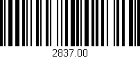 Código de barras (EAN, GTIN, SKU, ISBN): '2837.00'