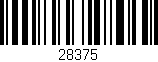 Código de barras (EAN, GTIN, SKU, ISBN): '28375'