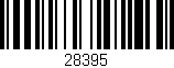 Código de barras (EAN, GTIN, SKU, ISBN): '28395'