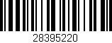Código de barras (EAN, GTIN, SKU, ISBN): '28395220'