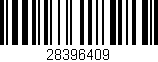 Código de barras (EAN, GTIN, SKU, ISBN): '28396409'