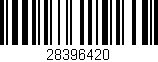 Código de barras (EAN, GTIN, SKU, ISBN): '28396420'