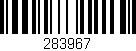 Código de barras (EAN, GTIN, SKU, ISBN): '283967'