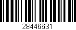 Código de barras (EAN, GTIN, SKU, ISBN): '28446631'