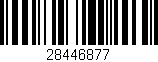 Código de barras (EAN, GTIN, SKU, ISBN): '28446877'
