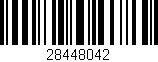 Código de barras (EAN, GTIN, SKU, ISBN): '28448042'