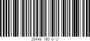Código de barras (EAN, GTIN, SKU, ISBN): '28448_160_0_U'
