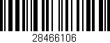 Código de barras (EAN, GTIN, SKU, ISBN): '28466106'