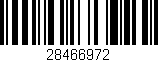 Código de barras (EAN, GTIN, SKU, ISBN): '28466972'