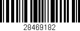 Código de barras (EAN, GTIN, SKU, ISBN): '28469182'