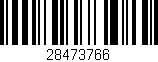 Código de barras (EAN, GTIN, SKU, ISBN): '28473766'
