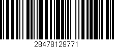 Código de barras (EAN, GTIN, SKU, ISBN): '28478129771'