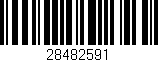 Código de barras (EAN, GTIN, SKU, ISBN): '28482591'