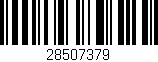 Código de barras (EAN, GTIN, SKU, ISBN): '28507379'