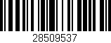 Código de barras (EAN, GTIN, SKU, ISBN): '28509537'