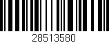 Código de barras (EAN, GTIN, SKU, ISBN): '28513580'