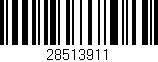 Código de barras (EAN, GTIN, SKU, ISBN): '28513911'