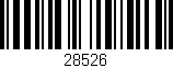 Código de barras (EAN, GTIN, SKU, ISBN): '28526'