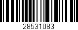 Código de barras (EAN, GTIN, SKU, ISBN): '28531083'