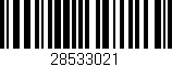 Código de barras (EAN, GTIN, SKU, ISBN): '28533021'
