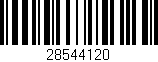 Código de barras (EAN, GTIN, SKU, ISBN): '28544120'