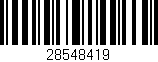 Código de barras (EAN, GTIN, SKU, ISBN): '28548419'