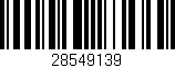 Código de barras (EAN, GTIN, SKU, ISBN): '28549139'