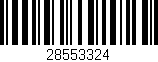 Código de barras (EAN, GTIN, SKU, ISBN): '28553324'