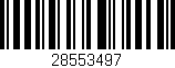 Código de barras (EAN, GTIN, SKU, ISBN): '28553497'