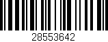 Código de barras (EAN, GTIN, SKU, ISBN): '28553642'
