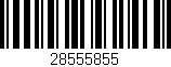 Código de barras (EAN, GTIN, SKU, ISBN): '28555855'