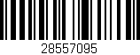 Código de barras (EAN, GTIN, SKU, ISBN): '28557095'