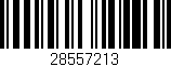 Código de barras (EAN, GTIN, SKU, ISBN): '28557213'
