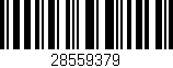 Código de barras (EAN, GTIN, SKU, ISBN): '28559379'