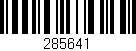 Código de barras (EAN, GTIN, SKU, ISBN): '285641'