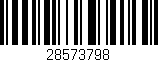 Código de barras (EAN, GTIN, SKU, ISBN): '28573798'