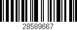 Código de barras (EAN, GTIN, SKU, ISBN): '28589667'
