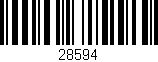 Código de barras (EAN, GTIN, SKU, ISBN): '28594'