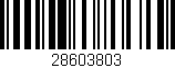 Código de barras (EAN, GTIN, SKU, ISBN): '28603803'