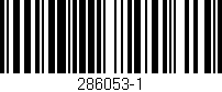 Código de barras (EAN, GTIN, SKU, ISBN): '286053-1'