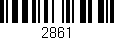 Código de barras (EAN, GTIN, SKU, ISBN): '2861'