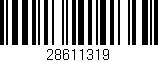 Código de barras (EAN, GTIN, SKU, ISBN): '28611319'