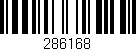 Código de barras (EAN, GTIN, SKU, ISBN): '286168'