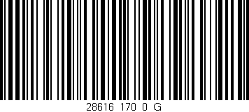 Código de barras (EAN, GTIN, SKU, ISBN): '28616_170_0_G'