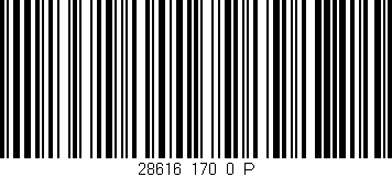 Código de barras (EAN, GTIN, SKU, ISBN): '28616_170_0_P'